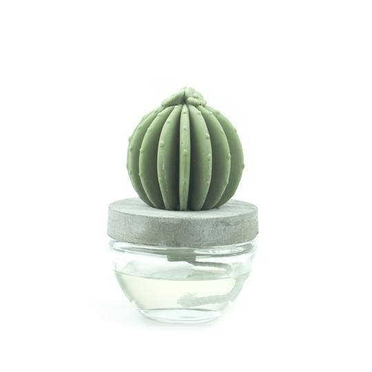 Cactus - Barrel Cactus ceramic diffuser gift set - 100ml