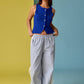 PT50333 Audrey Sleeveless Button Up Top