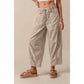 MID RISE WIDE LEG PANTS  WITH POCKETS