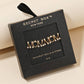 Secret Box Cz Gold Dipped Mom Stud Earrings