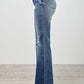 P8191M-MID RISE BOOT CUT WITH DESTROY