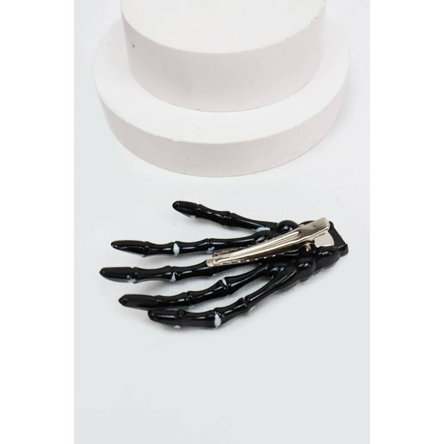 Skeleton Hand Hair Clip