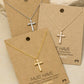 Gold Dipped Cross Pendant Necklace