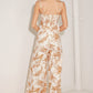 A printed woven jumpsuit - FP1472