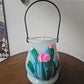 Handpainted Cactus Candle Jug
