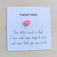 Pocket Hug Mini Card - Handmade Keepsake with Personal Note