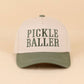 Pickle Baller Two Tone Snapback Hat