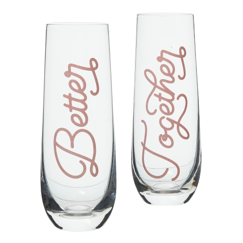 Better/Together Champagne Glass S/2