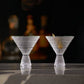 Clear Hobnail Martini Glasses - Set of 1 - (9oz)