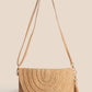 Layered Paper Braided Envelope Clutch Bag
