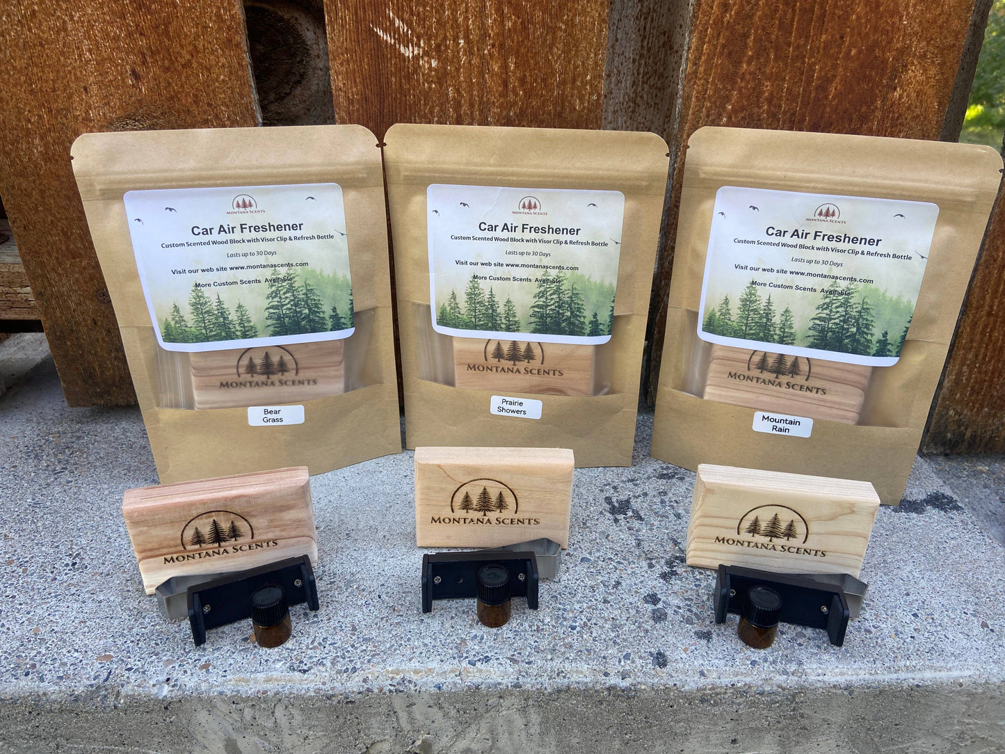 Cabin Woods Car Air Freshener Pine Cedar 60-Day Long Scent