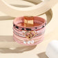 MAGNETIC BUCKLE HEART SHAPED WORD PRINT BRACELET | 40B5136