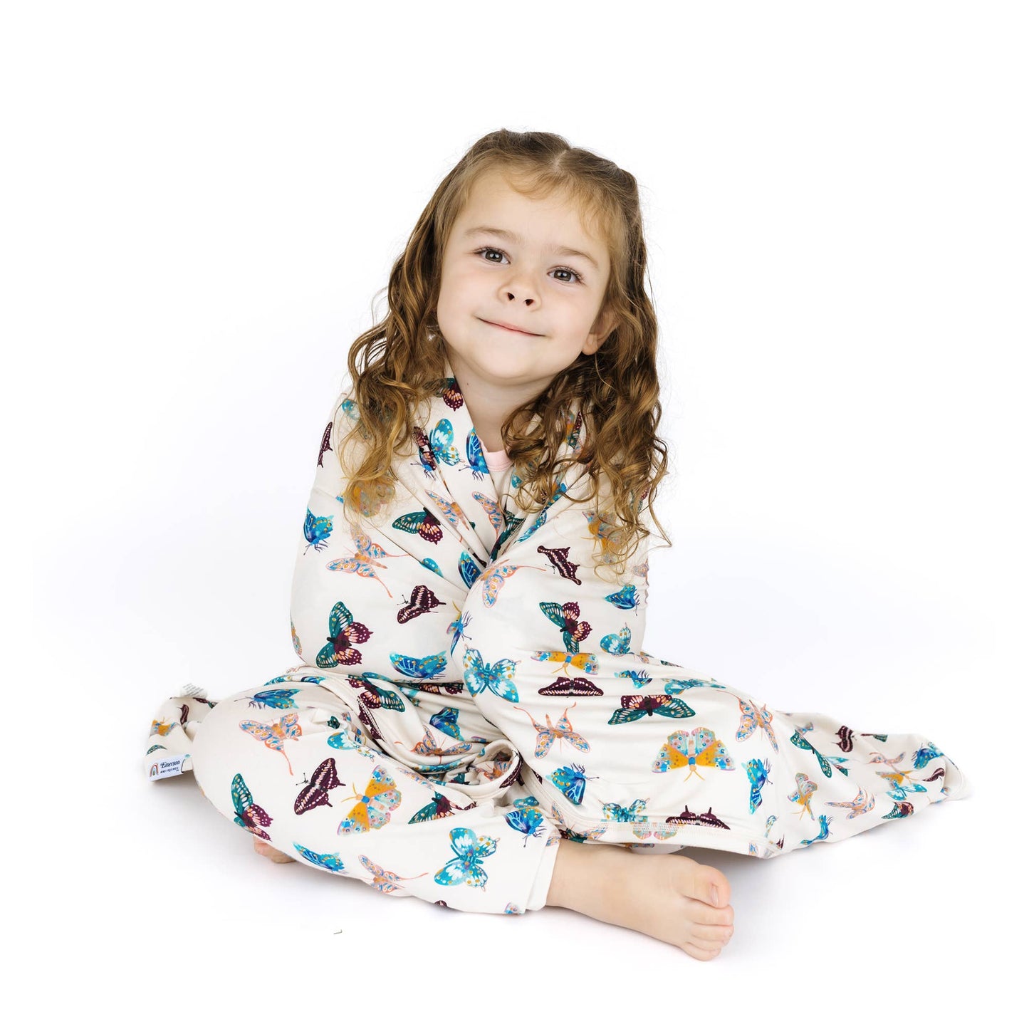 Wings of Paradise Butterflies Luxury Bamboo Blanket