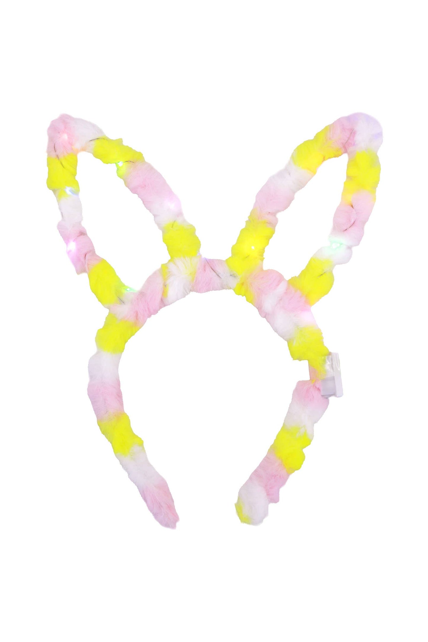 Pastel Bunny Ears Fuzzy Faux Fur Hairband