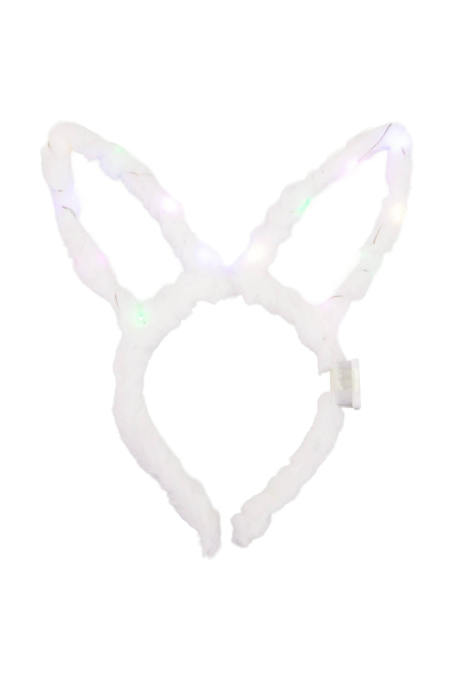 Pastel Bunny Ears Fuzzy Faux Fur Hairband