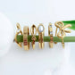18K Gold PVD Stainless Steel Adjustable Bow Ring