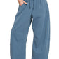Fleece Barrel Leg Sweatpants