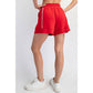 MODAL SCUBA FLAT PIPING A-LINE SHORTS