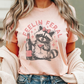 Feelin Feral Wine Graphic T-Shirt