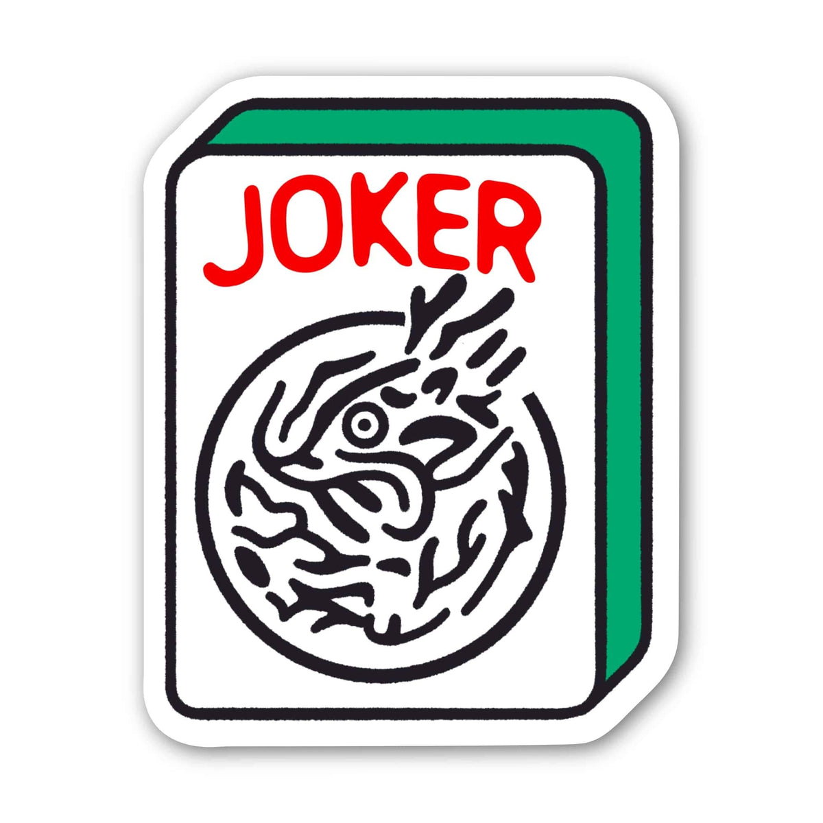 Joker Tile Mahjong Sticker