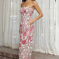 B5C15-A975 STRAPLESS WIDE LEG JUMPSUIT WITH TIE DETAIL