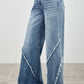 P8212M-MID RISE WIDE FRAYED SEAM