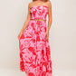 A printed woven top and skirt set - IT13677-SET