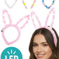 Pastel Bunny Ears Fuzzy Faux Fur Hairband