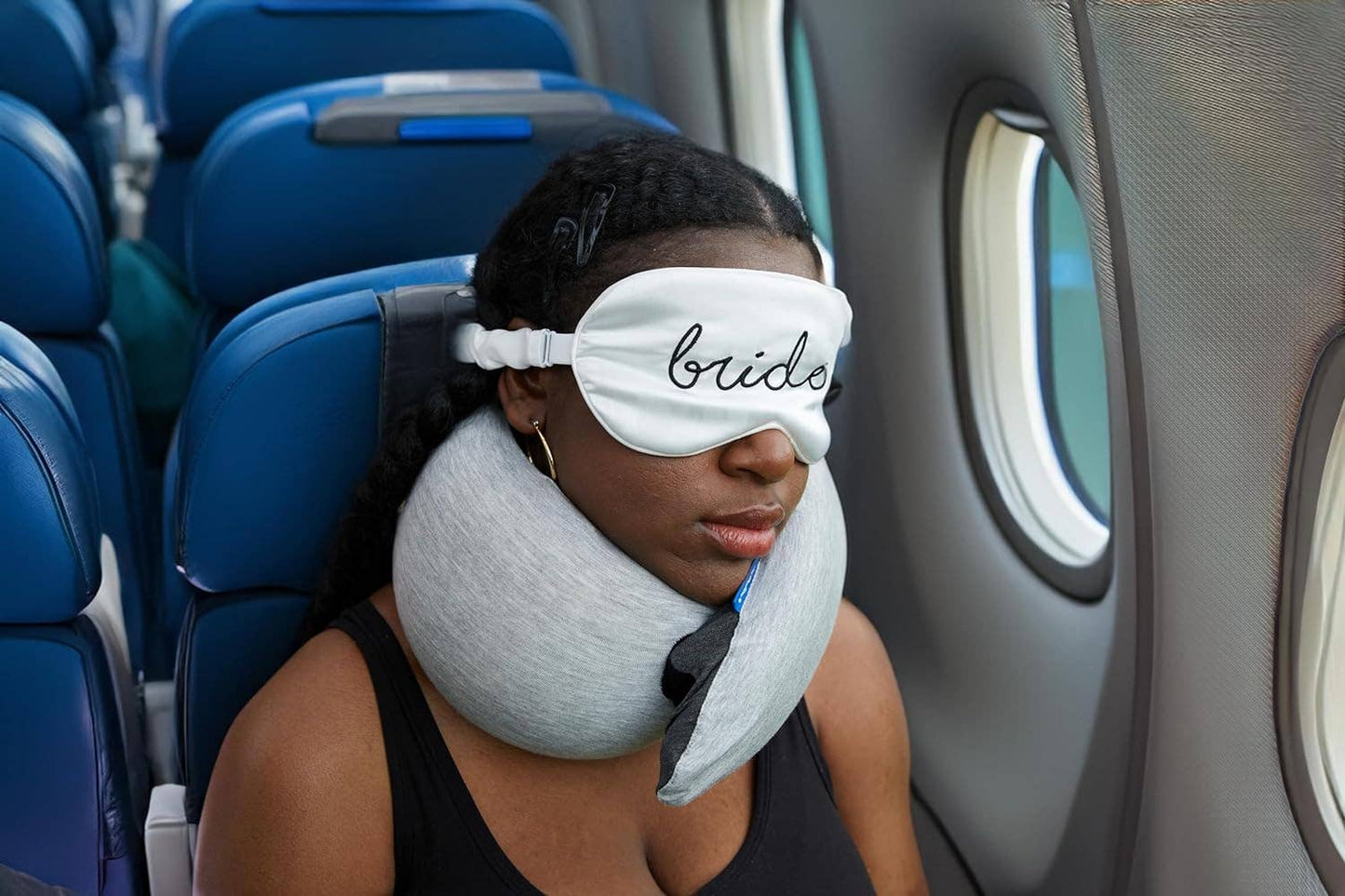 Luxury Adjustable Satin Sleep Eye Mask  - Bride/Groom/Squad