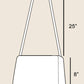 Layered Paper Braided Envelope Clutch Bag