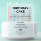 Happy Birthday Gift Candle / Vanilla (Birthday) Cake Scent