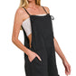SI-26568 Knot Strap Romper w/ pockets