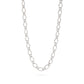 18K Gold PVD Stainless Steel Hammered Oval Chain Necklace