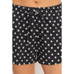 Polka Dot Drawstring Shorts