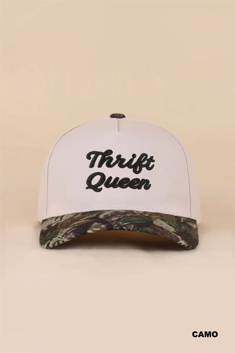 Thrift Queen Two Tone Snapback Hat