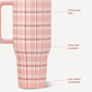 Pillow Talk Plaid HydroJug 40 oz Traveler Tumbler