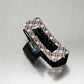 LARGE PLAID HAIR CLAW CLIPS | 40H532