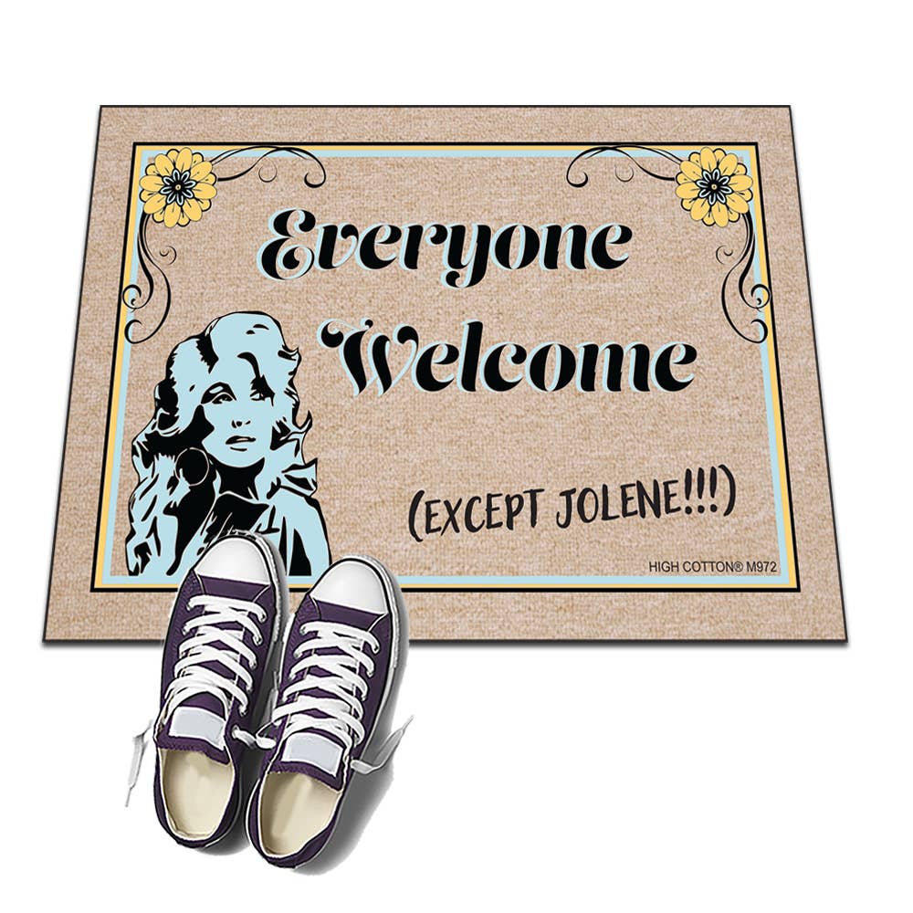 Everyone Welcome - Except Jolene Doormat