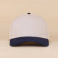 Plain Two Tone Canvas Cotton Snapback Hat