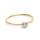 18K Gold PVD Stainless Steel Birthstone Stacking Ring