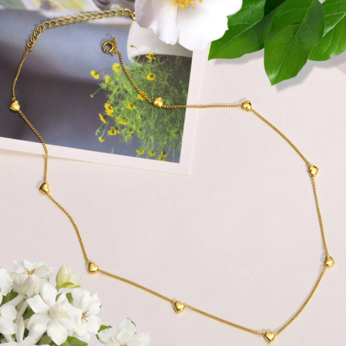 Dainty Heart - 18K Gold Plated, Waterproof Necklace