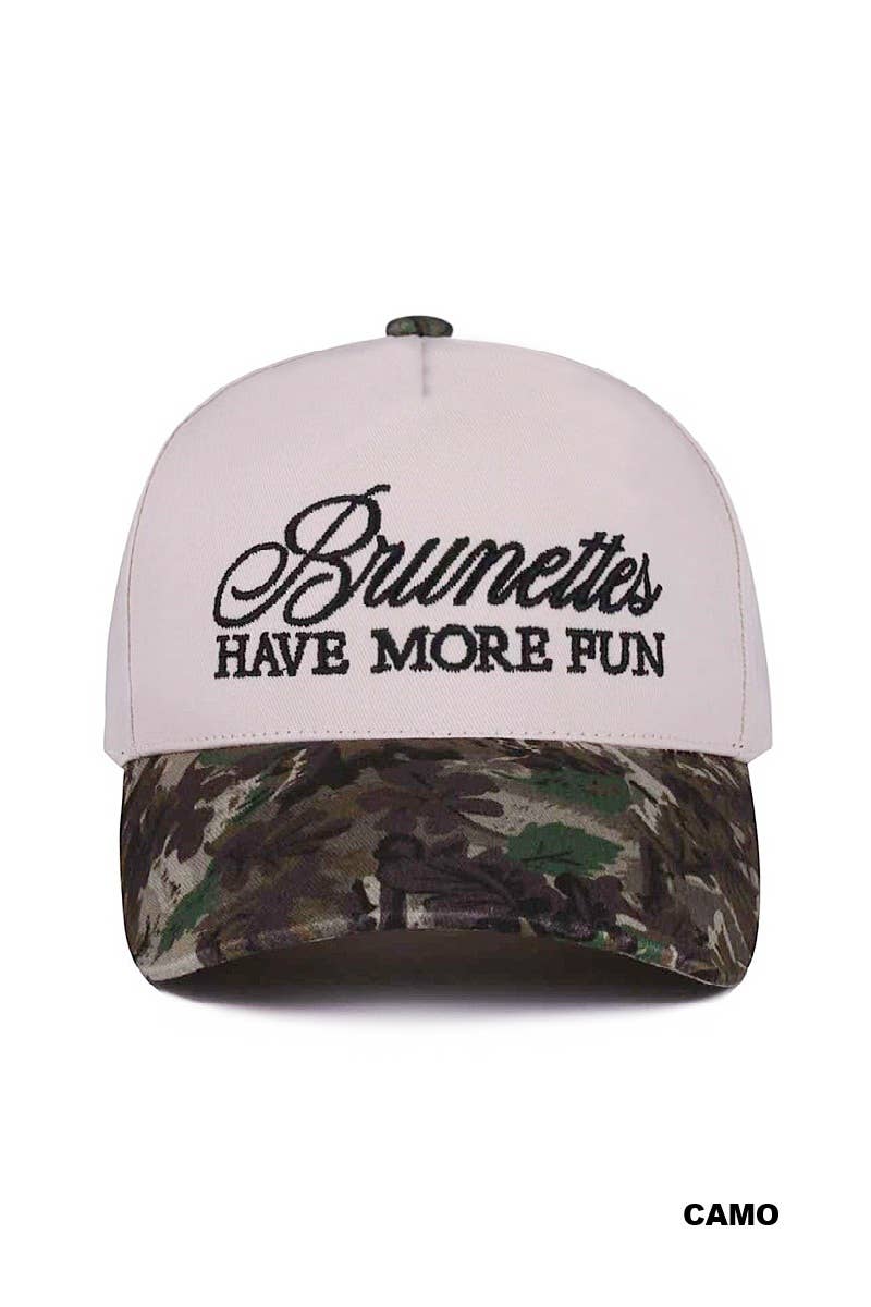 .Two Tone Canvas Cotton Cap