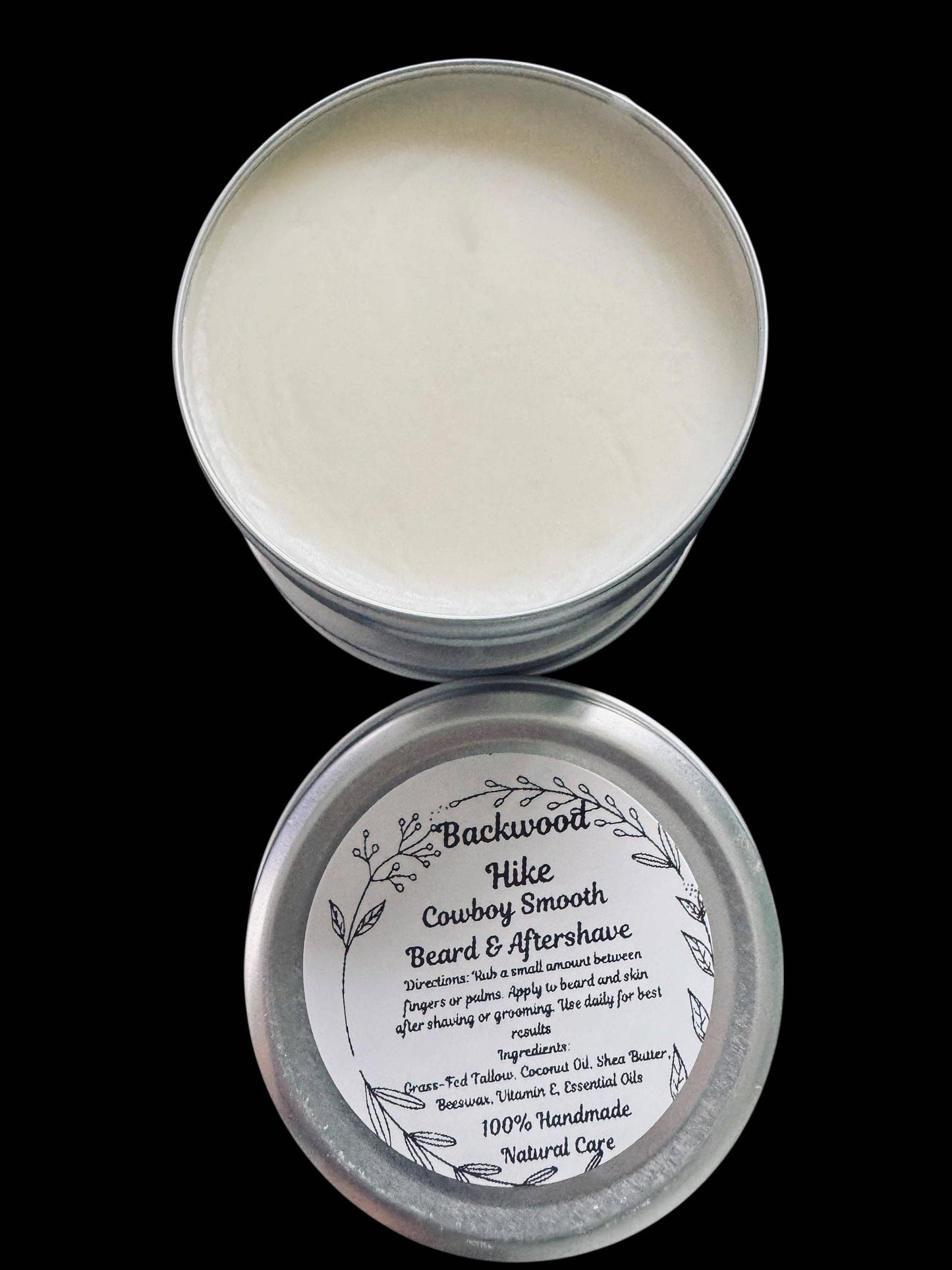 Men's Ultimate Grooming Essential - Grass-Fed Tallow Beard Balm, Luxurious Organic Tallow Beard Balm  Nourish Your Beard and Skin Naturally