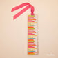 "Rainbow Saguaros" Ribboned Bookmark