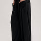 RELAXED KNIT SMOCKED TOP AND WIDE PANTS SET
