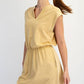 D021237-Sleeveless Mineral Washed Cotton Mini Dress
