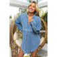 FRAYED VINTAGE WASHED WRINKLE SHIRT