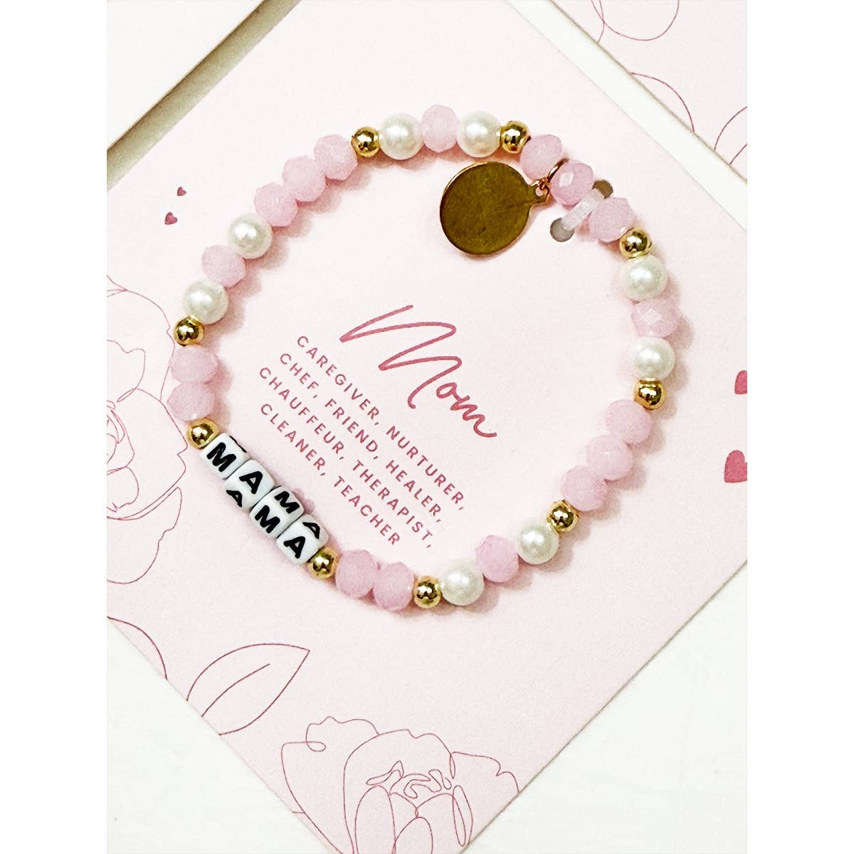 Mix Beads MAMA Inpirational Bracelet