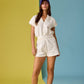 PX8760 V Neck Short Sleeve Top and Short Set