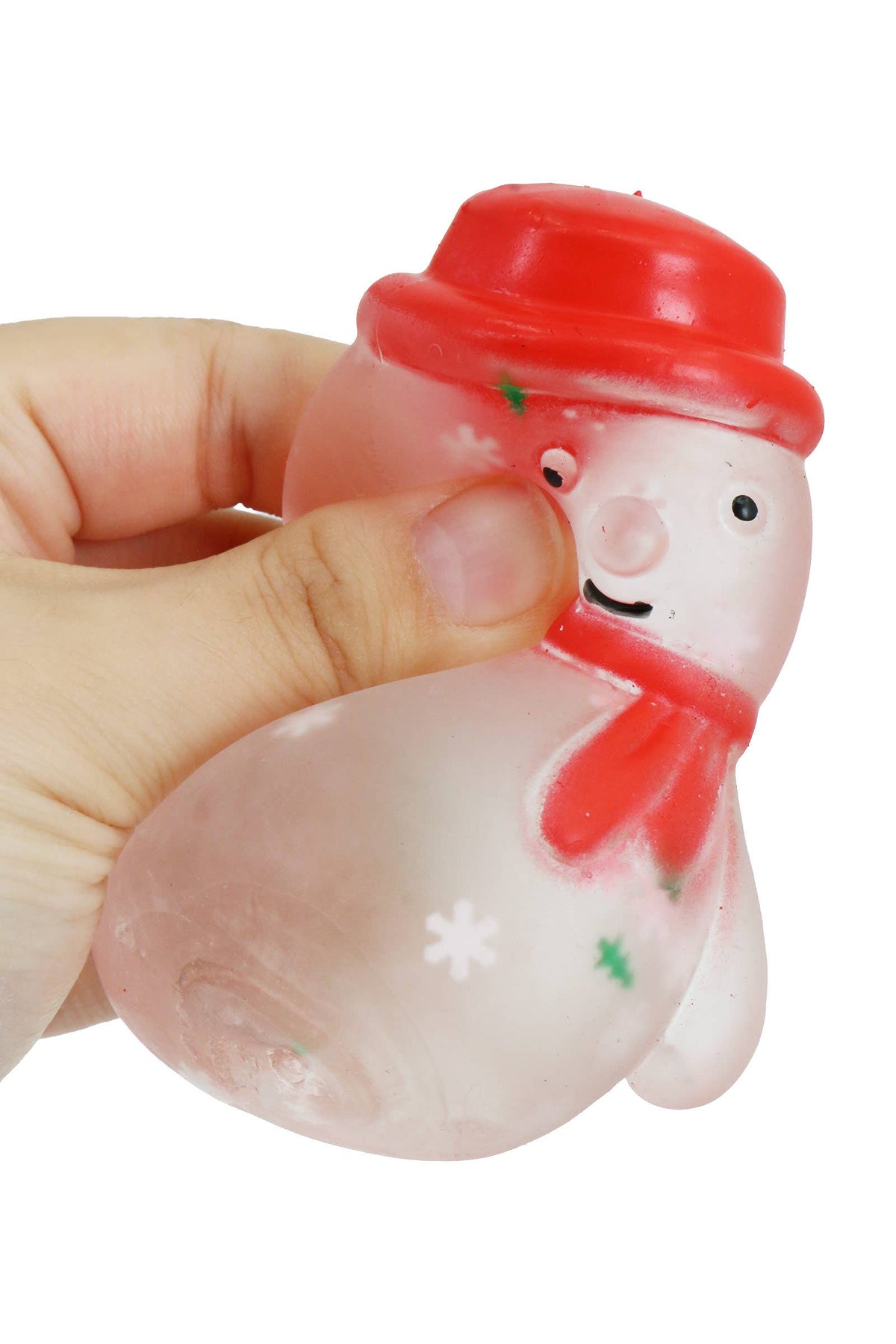 Santa and Snowman Sugar Maltose Putty Filled TPR Squishy